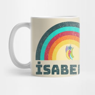 İsabella- Rainbow faded retro style Mug